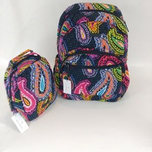 Vera Bradley Essentials Backpack With Lunch Bunch